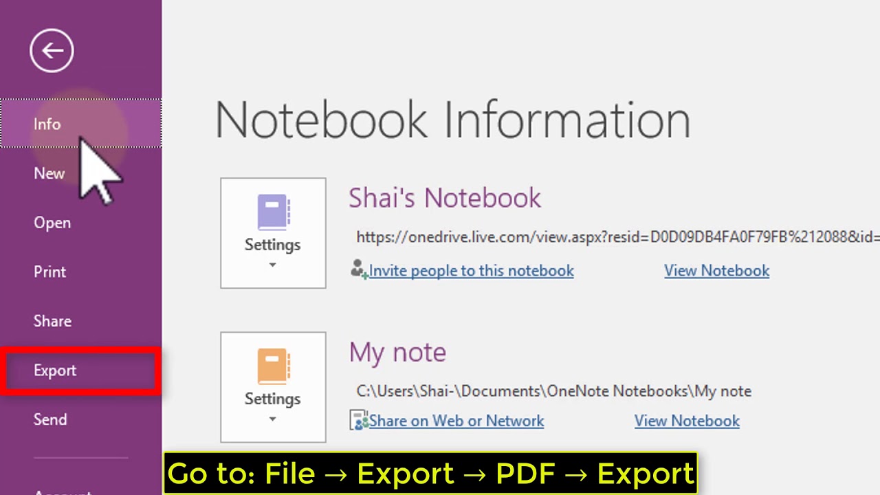 save a pdf file to onenote for mac